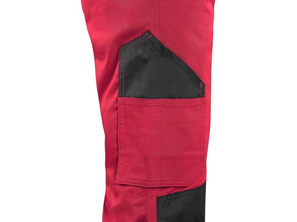 Kalhoty CXS SOLIS, pánské, červeno-černé