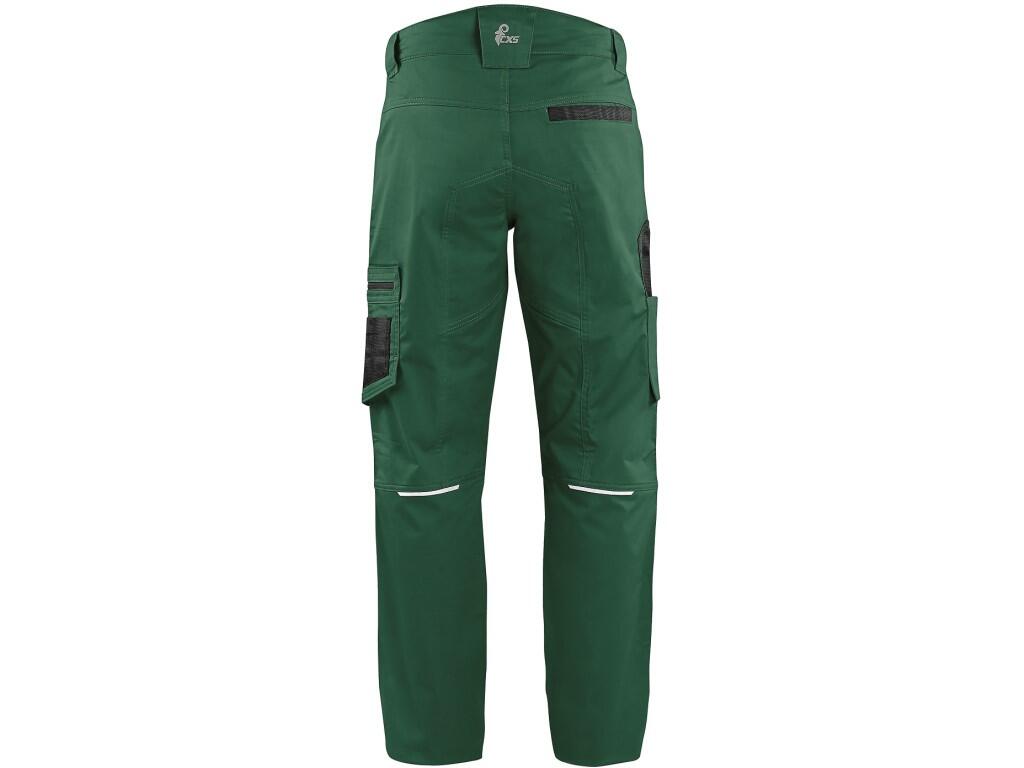 Kalhoty CXS SOLIS, pánské, zeleno-černé