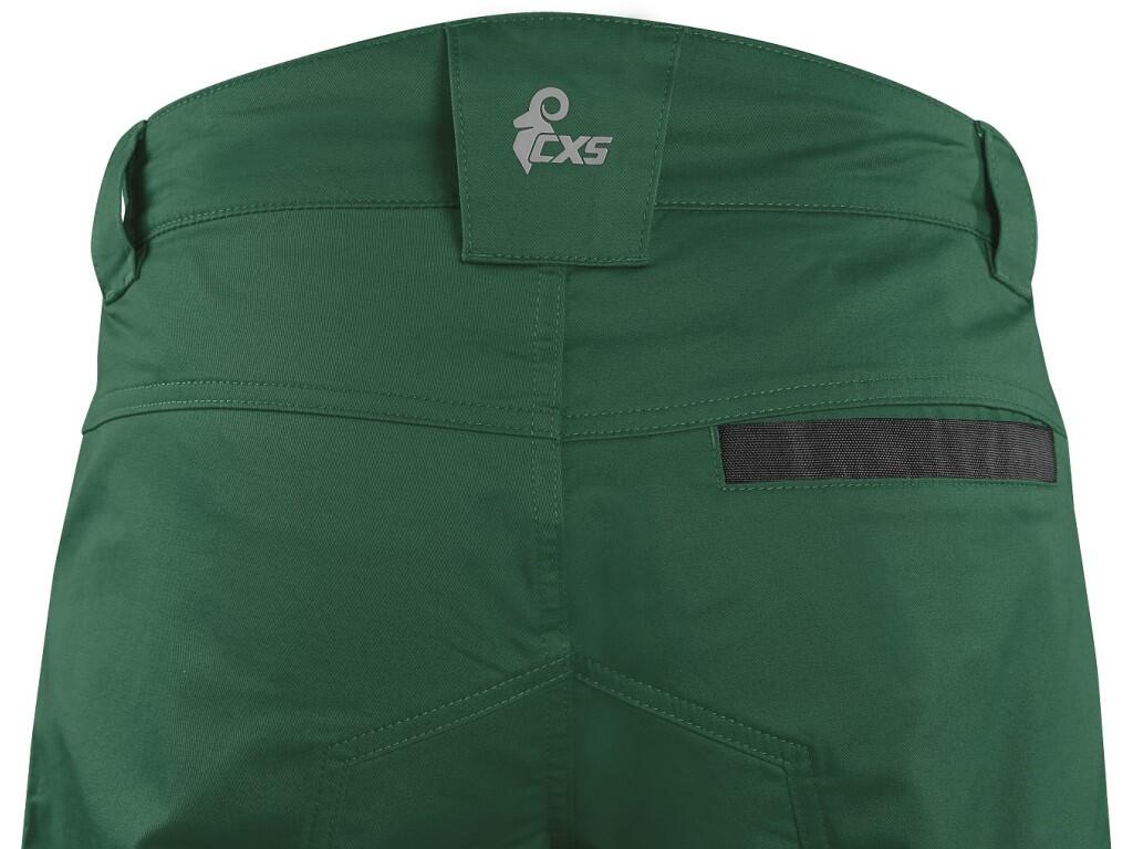 Kalhoty CXS SOLIS, pánské, zeleno-černé