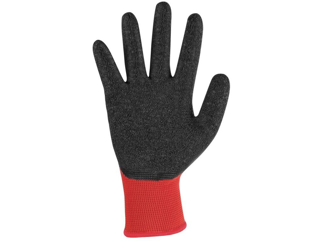 Rukavice CXS MERU, polomáčené v latexu, vel. 12
