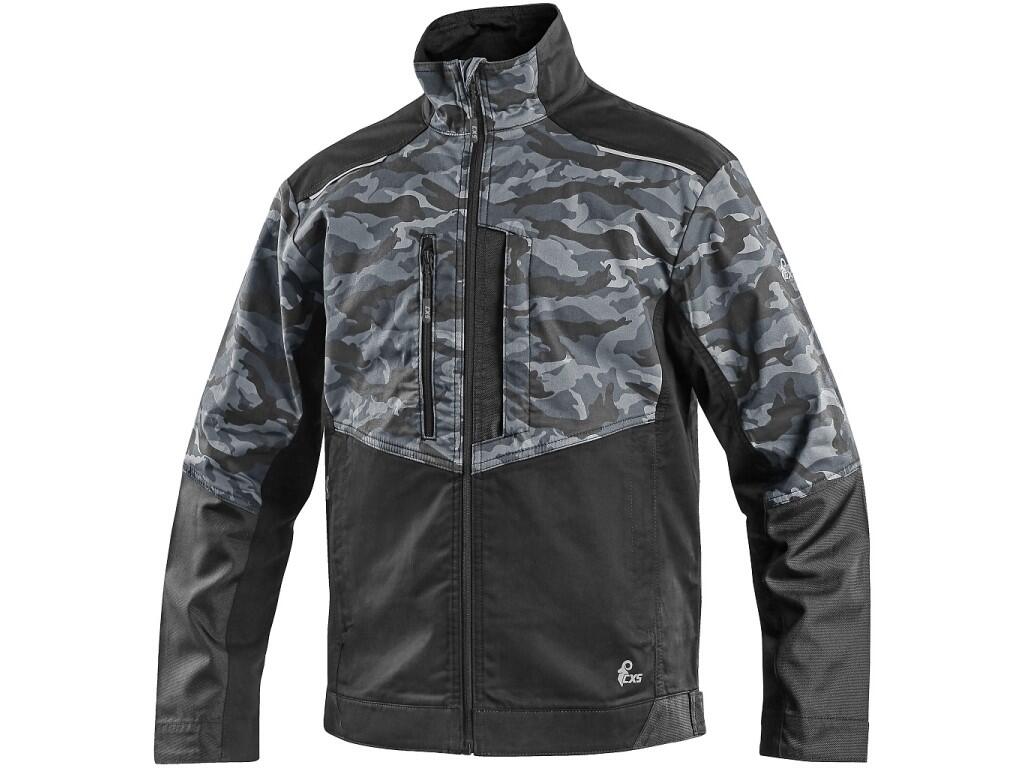 Blůza CXS SOLIS, pánská, šedo-maskáčová