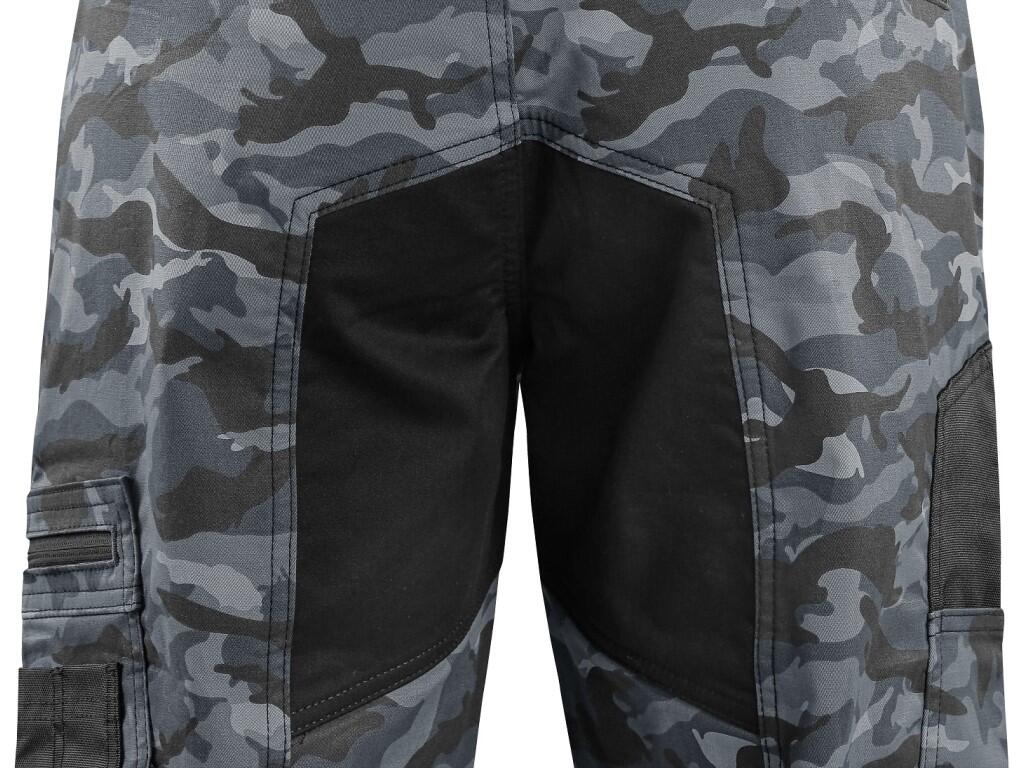 Kalhoty CXS SOLIS, pánské, maskáčovo-černé