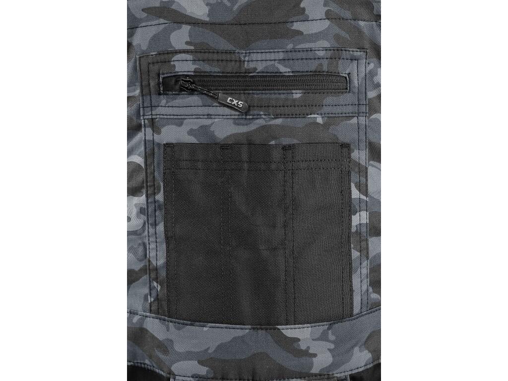 Zahradníky CXS SOLIS, pánské, maskáčovo-černé