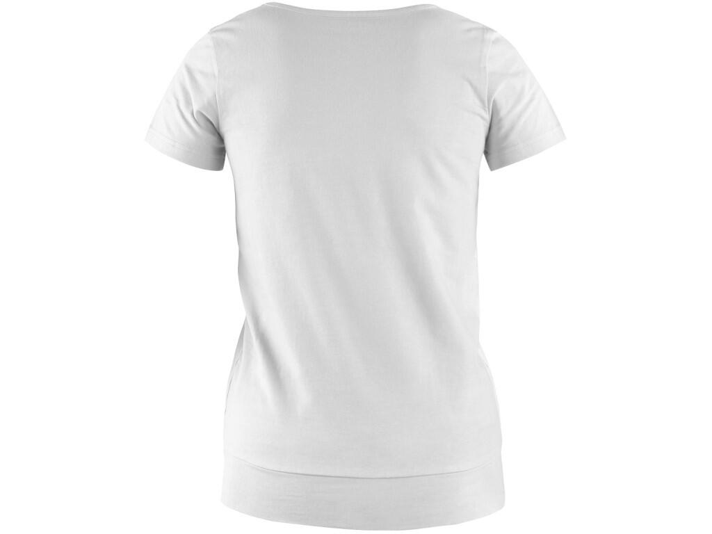 Tričko CXS EMILY, dámské, krátký rukáv, bílá, vel. 2XL