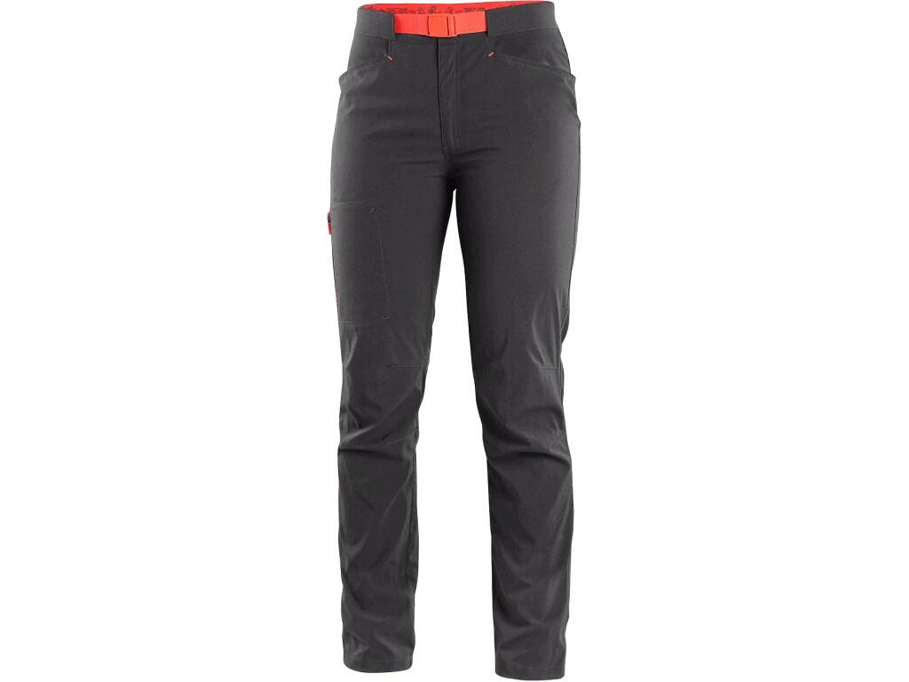 Dámske trekové nohavice CXS OREGON, letné, antracit-korálová