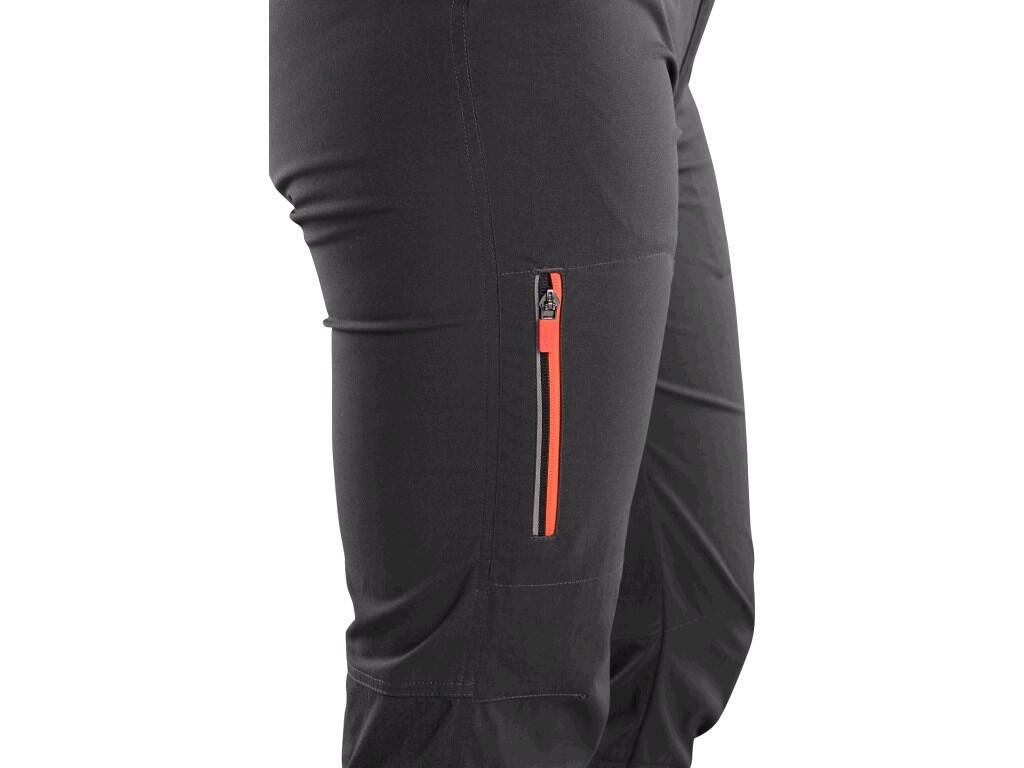 Dámske trekové nohavice CXS OREGON, letné, antracit-korálová