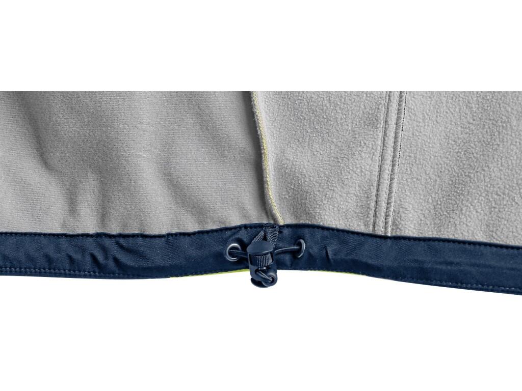 Bunda CXS BENSON, výstražná, softshell, pánská, žluto-modrá