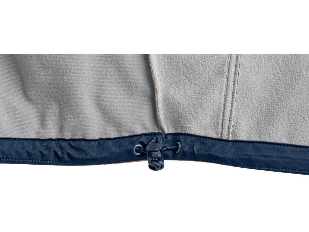 Bunda CXS BENSON, výstražná, softshell, pánská, oranžovo-modrá, vel. L