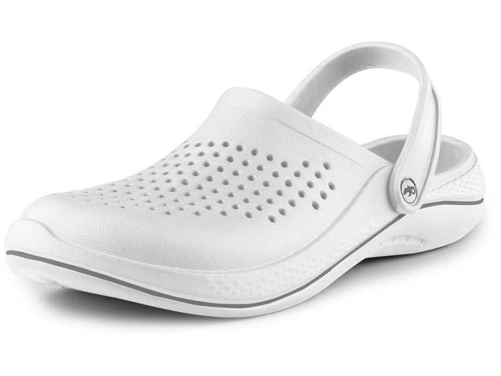 Obuv nazouvák CXS TREND, unisex, bílo-šedý, vel. 46