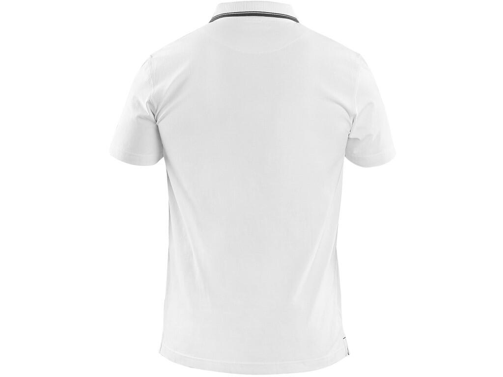 Polokošeľa CXS HENRY, pánske, krátky rukáv, bielo-antracitová, vel. 2XL