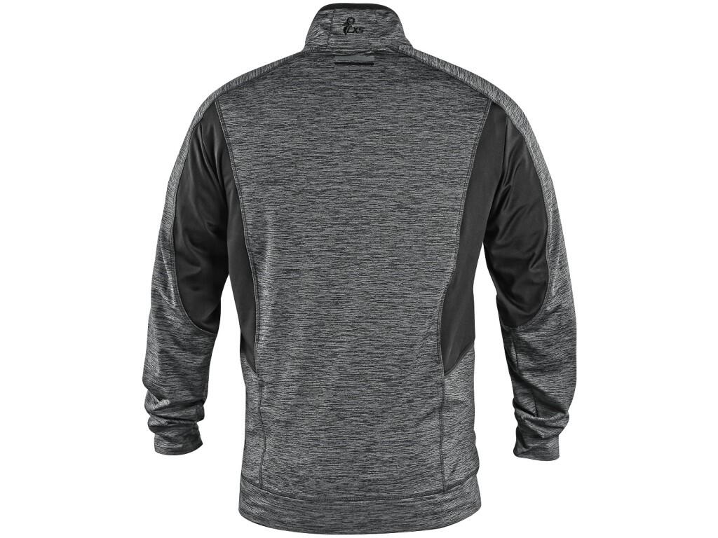 Mikina CXS LEONIS, pánská, šedo - černá, vel. 4XL