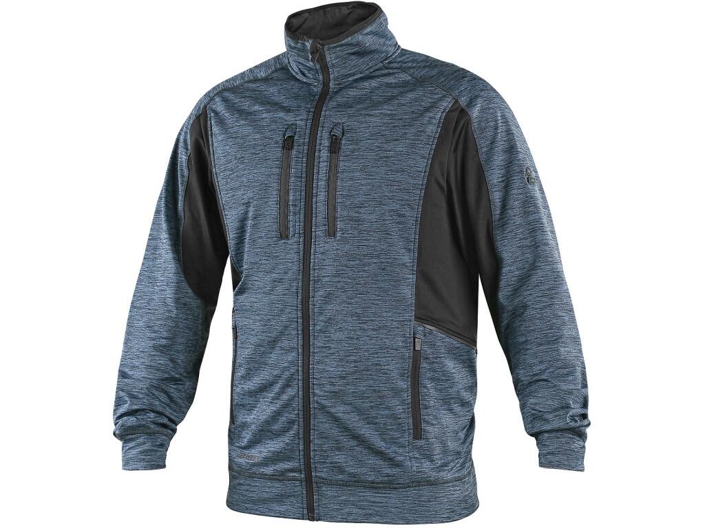 Mikina CXS LEONIS, pánská, modro - černá, vel. 2XL