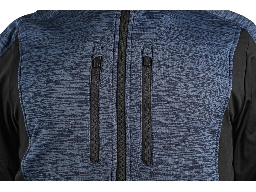 Mikina CXS LEONIS, pánská, modro - černá, vel. 2XL