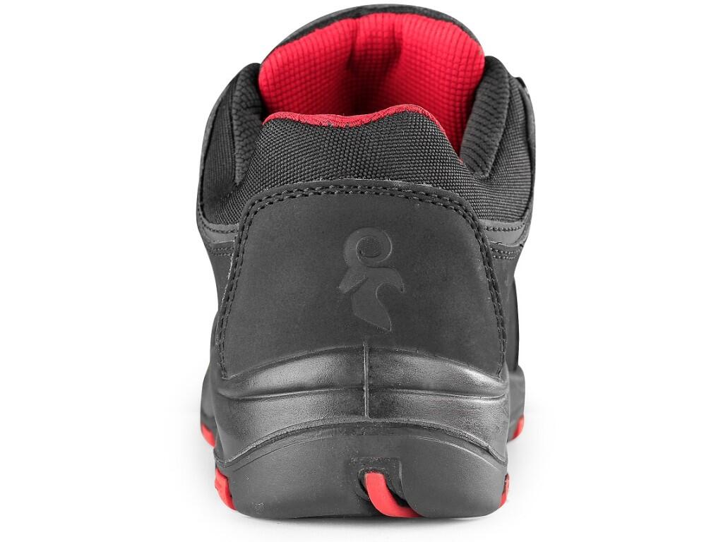 Obuv CXS ROCK APLIT S3, polobotka, černo-červená, vel. 38