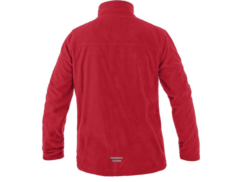 Mikina CXS GRANBY, pánská, fleece, červená, vel. M