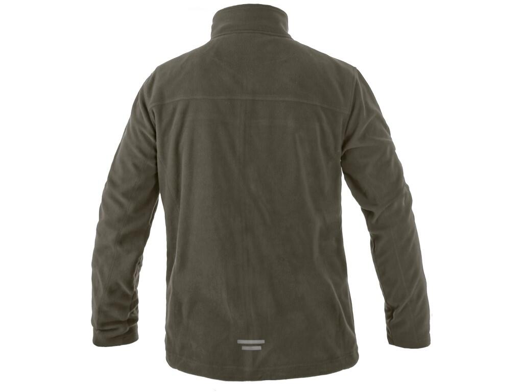Mikina CXS GRANBY, pánská, fleece, khaki, vel. 2XL