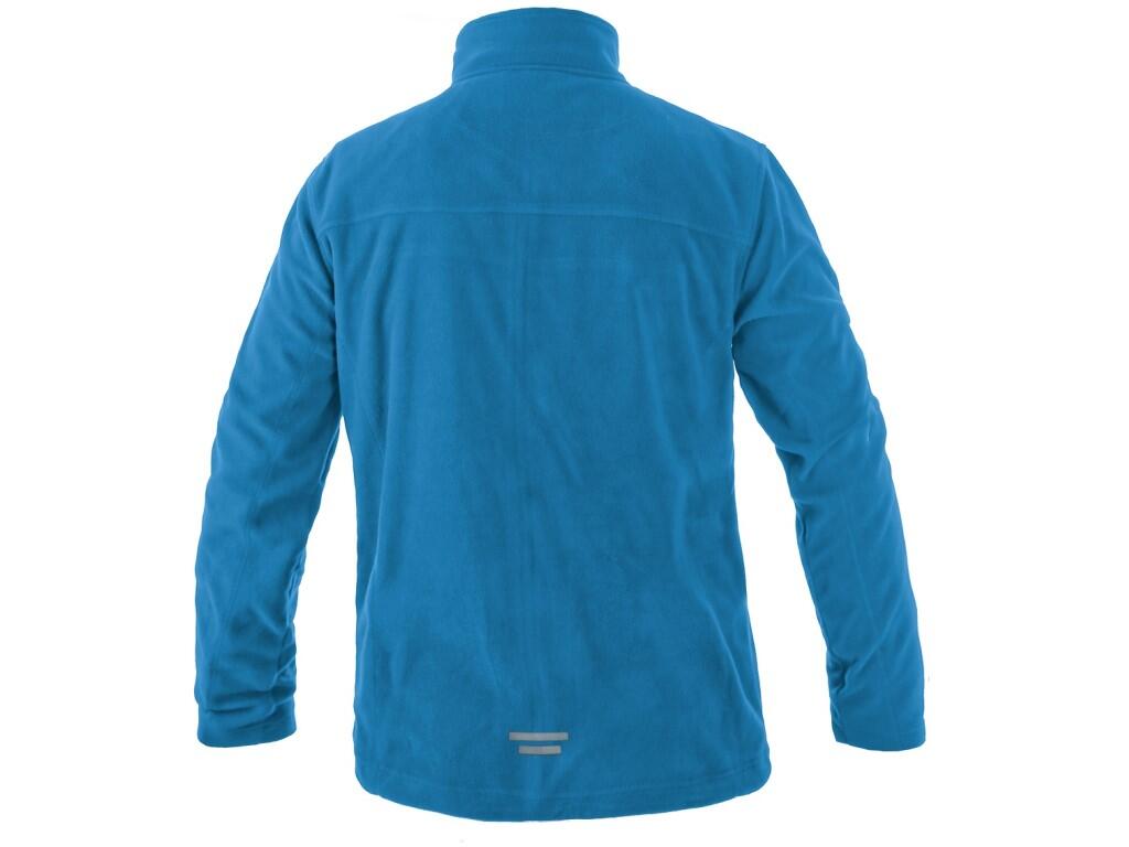 Mikina CXS GRANBY, pánská, fleece, azurově modrá, vel. 3XL