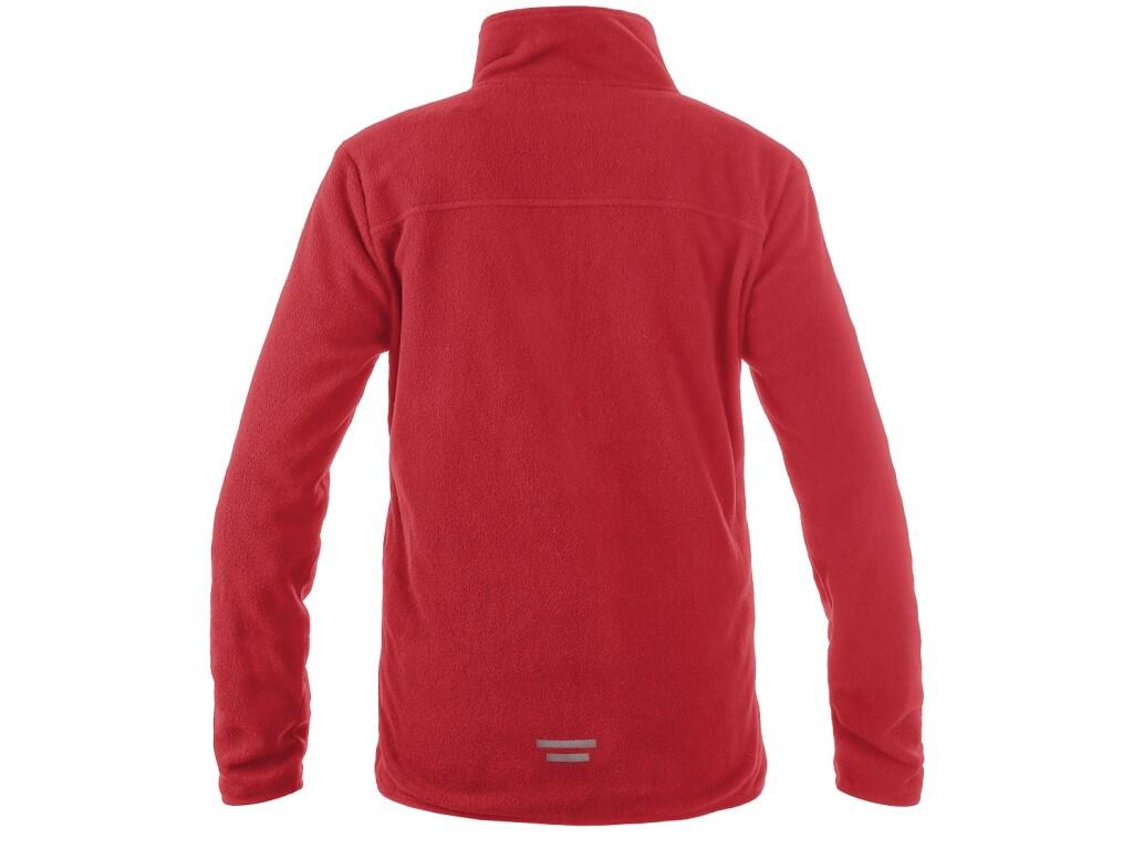 Mikina CXS GRANBY CHILD, dětská, fleece, červená, vel. 160