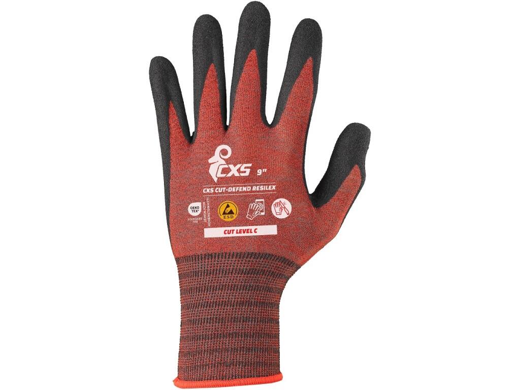 Rukavice CXS CUT-DEFEND RESILEX, ESD, vel. 08