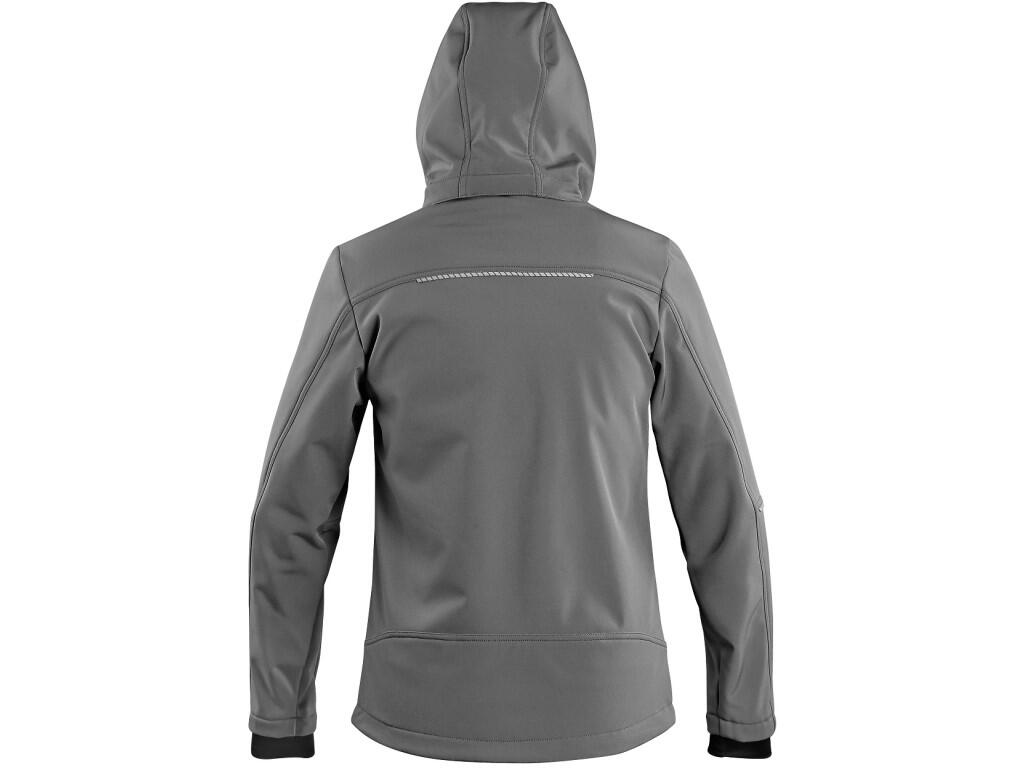 Bunda CXS STRETCH, dámská, softshell, šedá, vel. 2XL