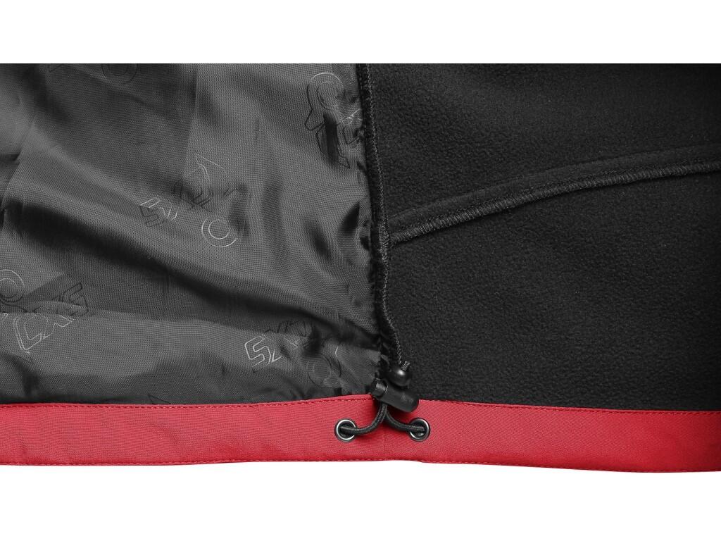 Bunda CXS STRETCH, dětská, softshell, červená, vel. 150