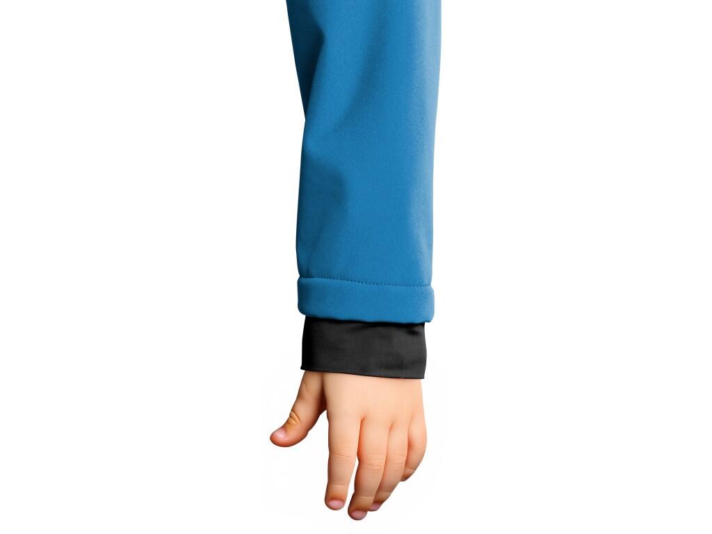 Bunda CXS STRETCH, dětská, softshell, středně modrá, vel. 140