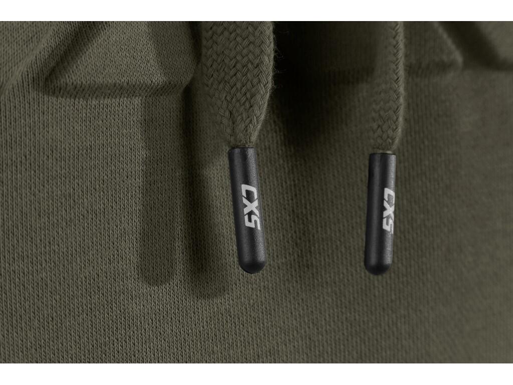 Mikina s kapucí CXS ALTON, khaki, vel. S