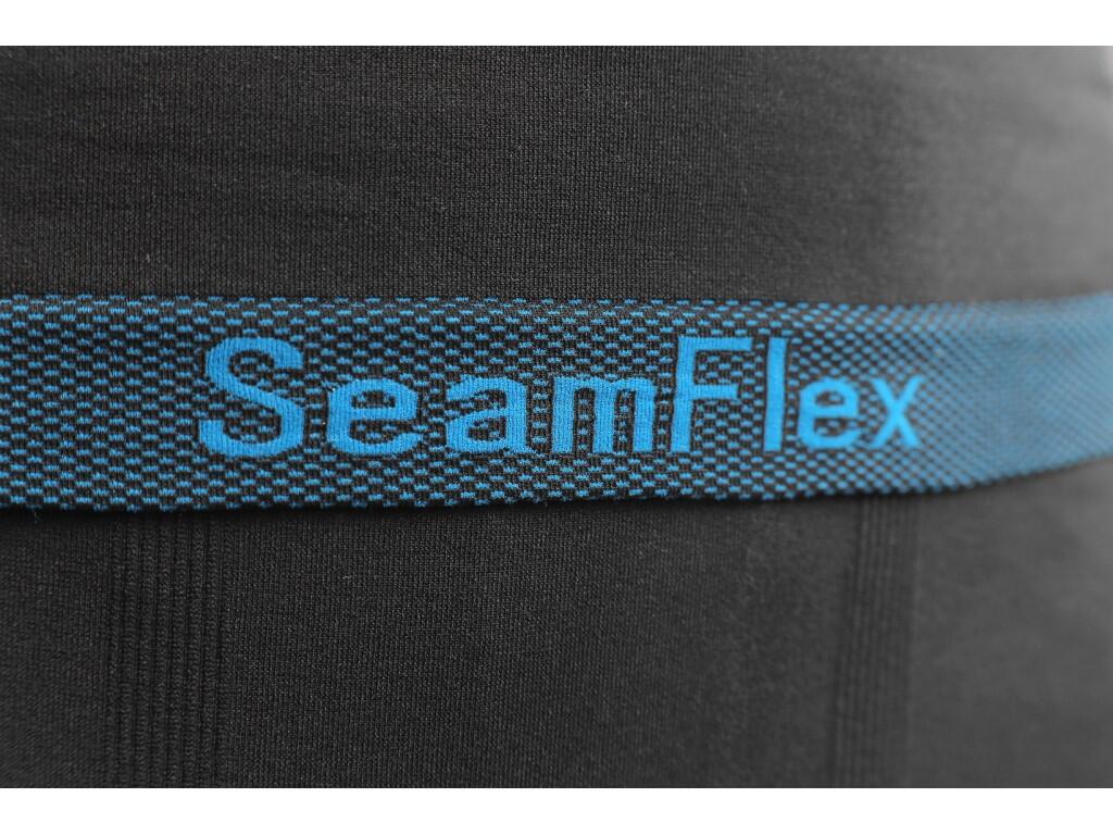 Tričko CXS SeamFlex, funkční, dlouhý rukáv, pánské, černo-modré, vel. XL/2XL