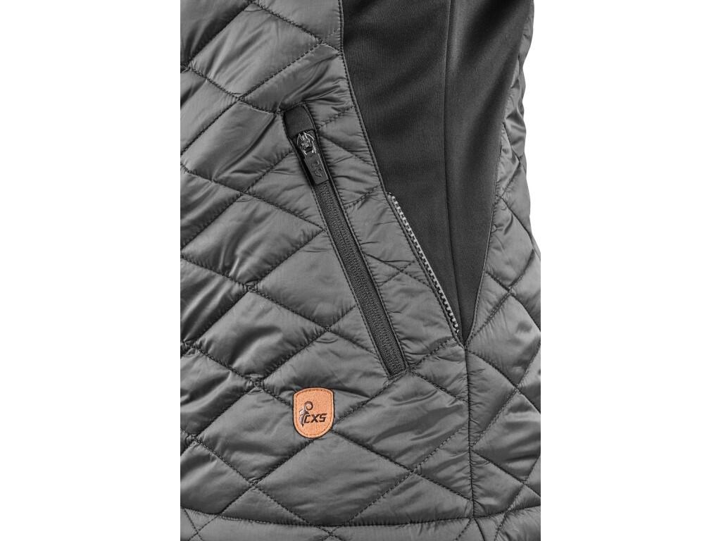 Bunda CXS MALIBU, pánská, šedo-černá, vel. 3XL