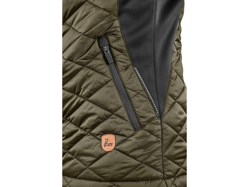 Bunda CXS MALIBU, pánská, khaki-černá, vel. S