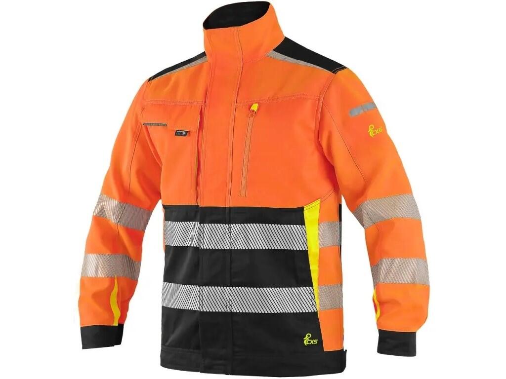 Blůza CXS BENSON, výstražná, pánská, oranžovo-černá, vel. 68
