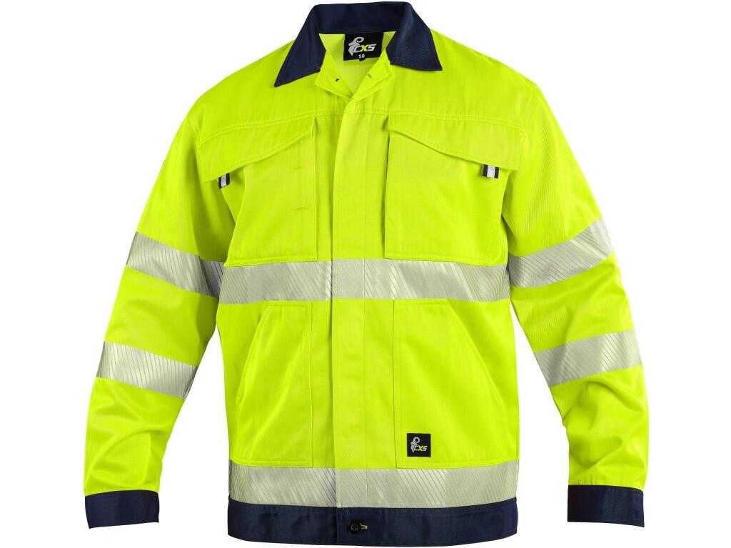 Blúza CXS NORWICH, výstražná, pánska, žlto-modrá
