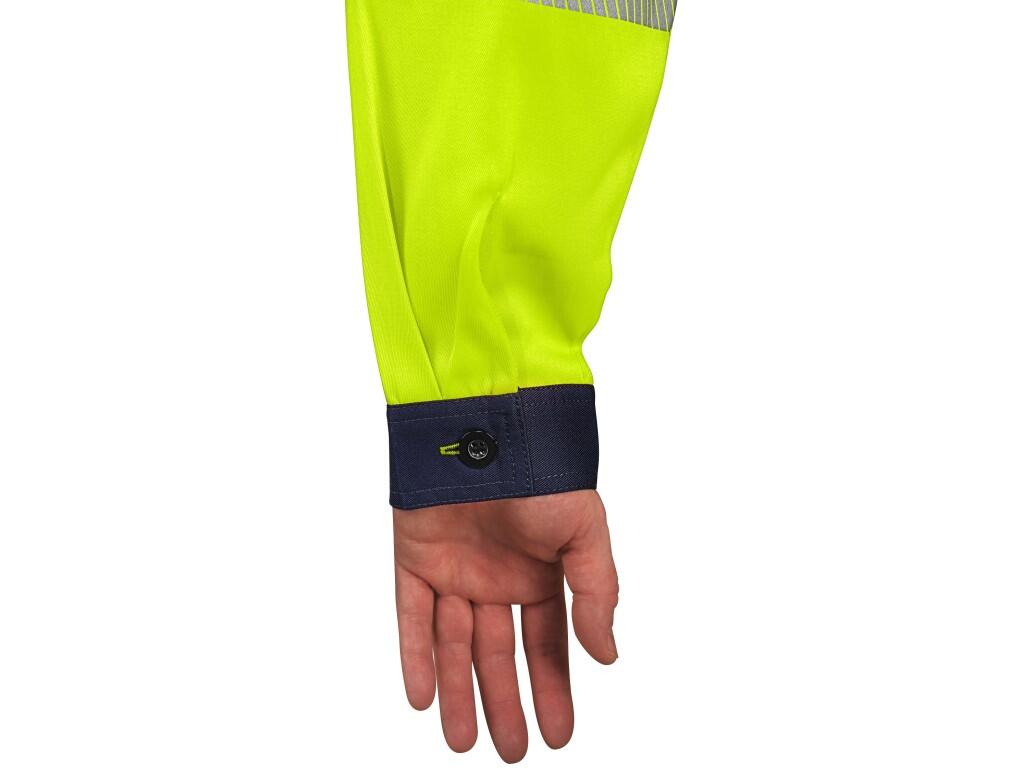 Blůza CXS NORWICH, výstražná, pánská, žluto - modrá, vel. 52