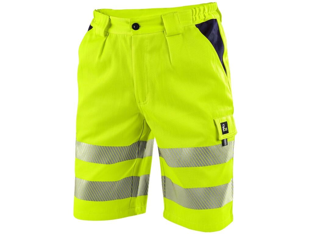 Kraťasy CXS NORWICH výstražné, pánske, žlto-modré