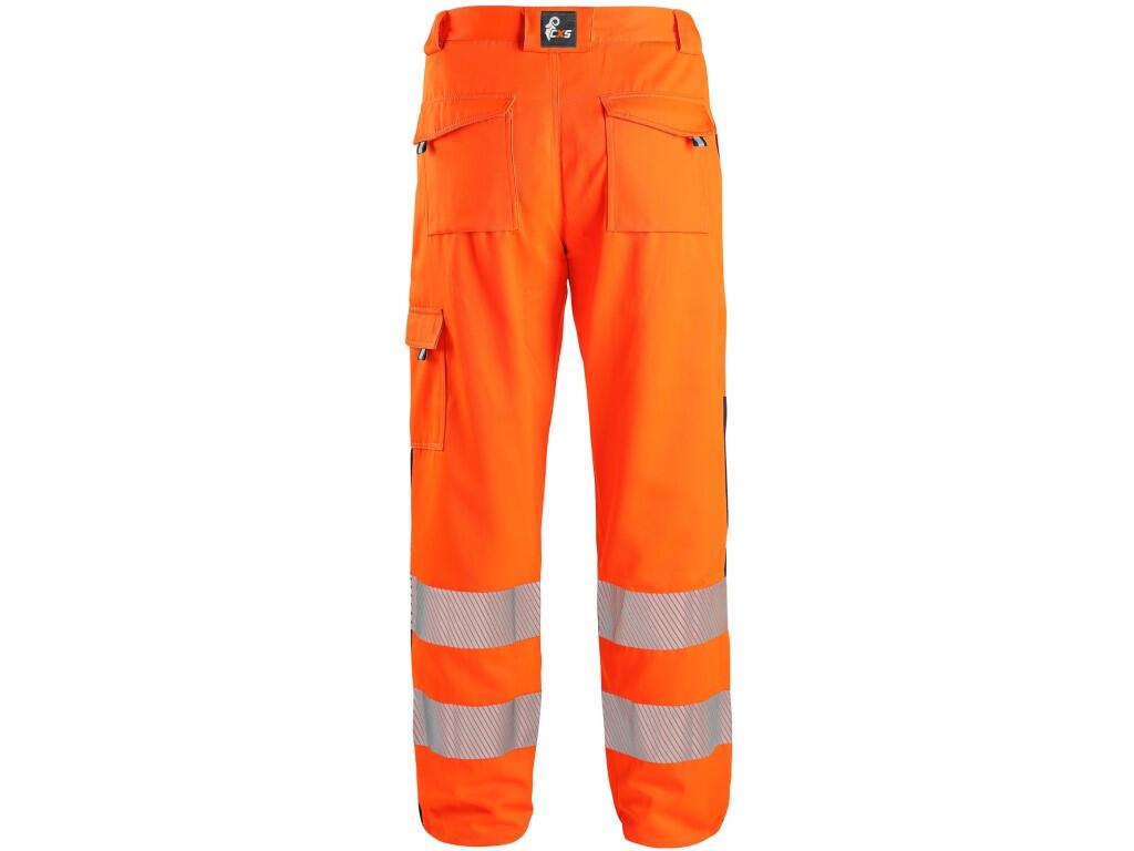 Kalhoty CXS NORWICH, výstražné, pánské, oranžovo - modré, vel. 52