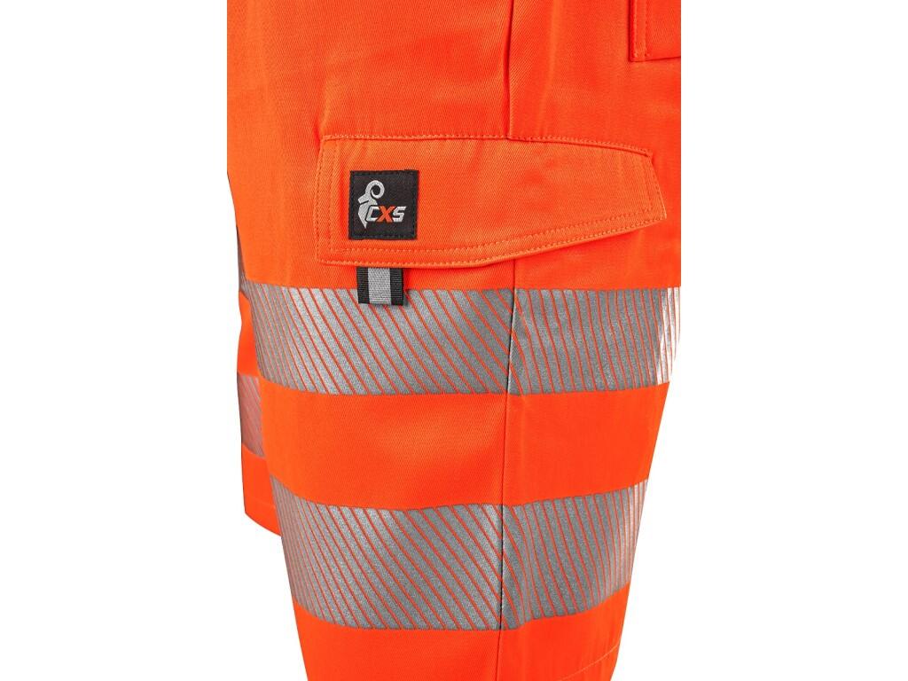 Kraťasy CXS NORWICH výstražné, pánske, oranžovo-modré