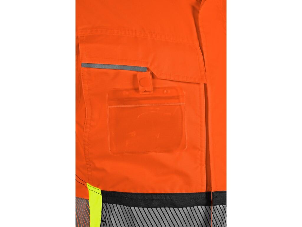 Vesta CXS BENSON, pánska, výstražná, zateplená, oranžovo-čierna