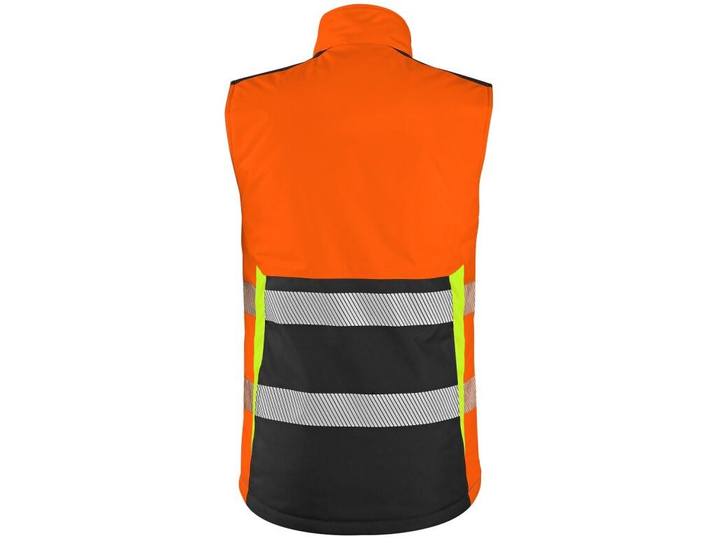 Vesta CXS BENSON, pánská, výstražná, zateplená, oranžovo-černá, vel. XL