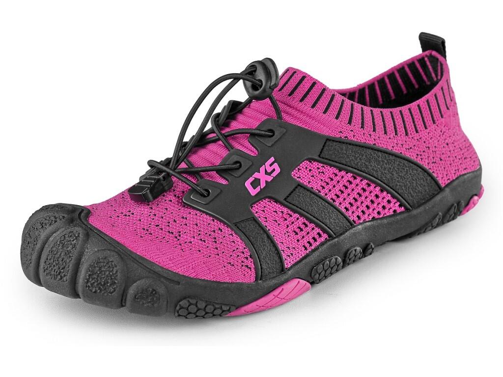 Obuv CXS PURESTEP, barefoot, růžovo-černá, vel. 39