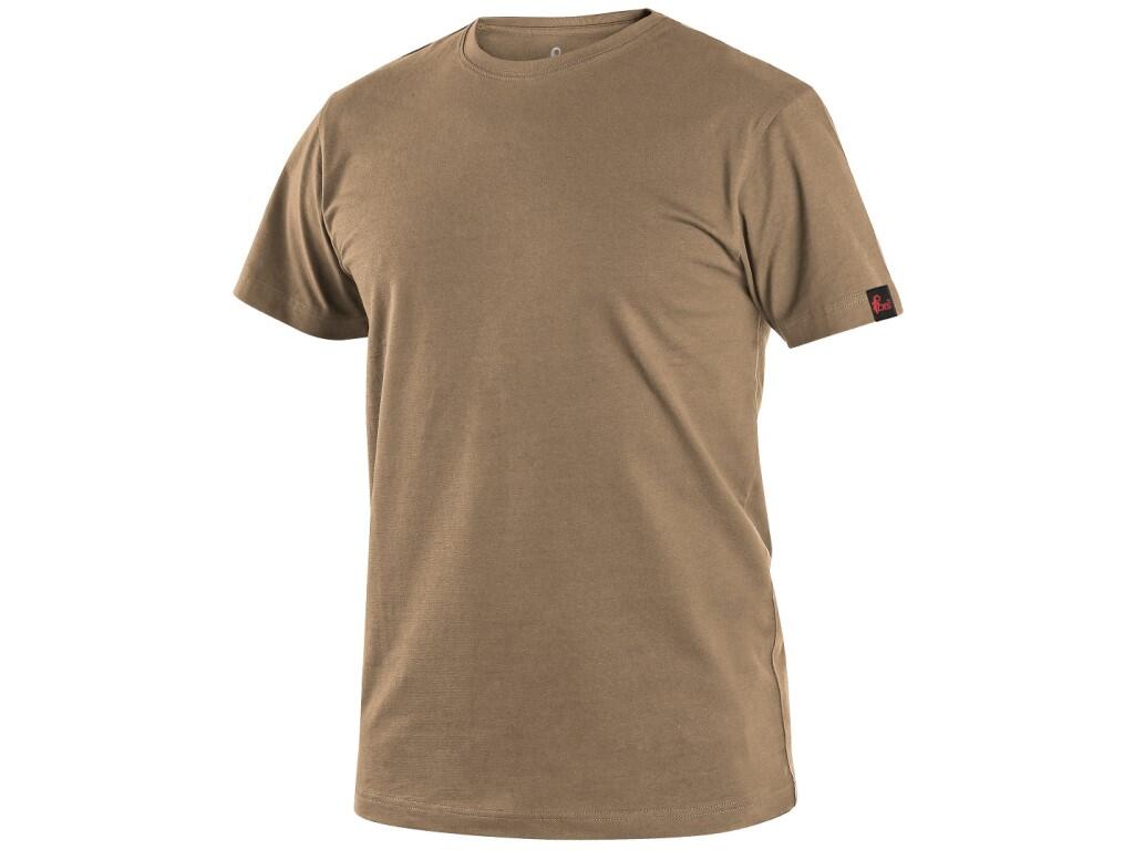 Tričko CXS NOLAN, krátky rukáv, béžové