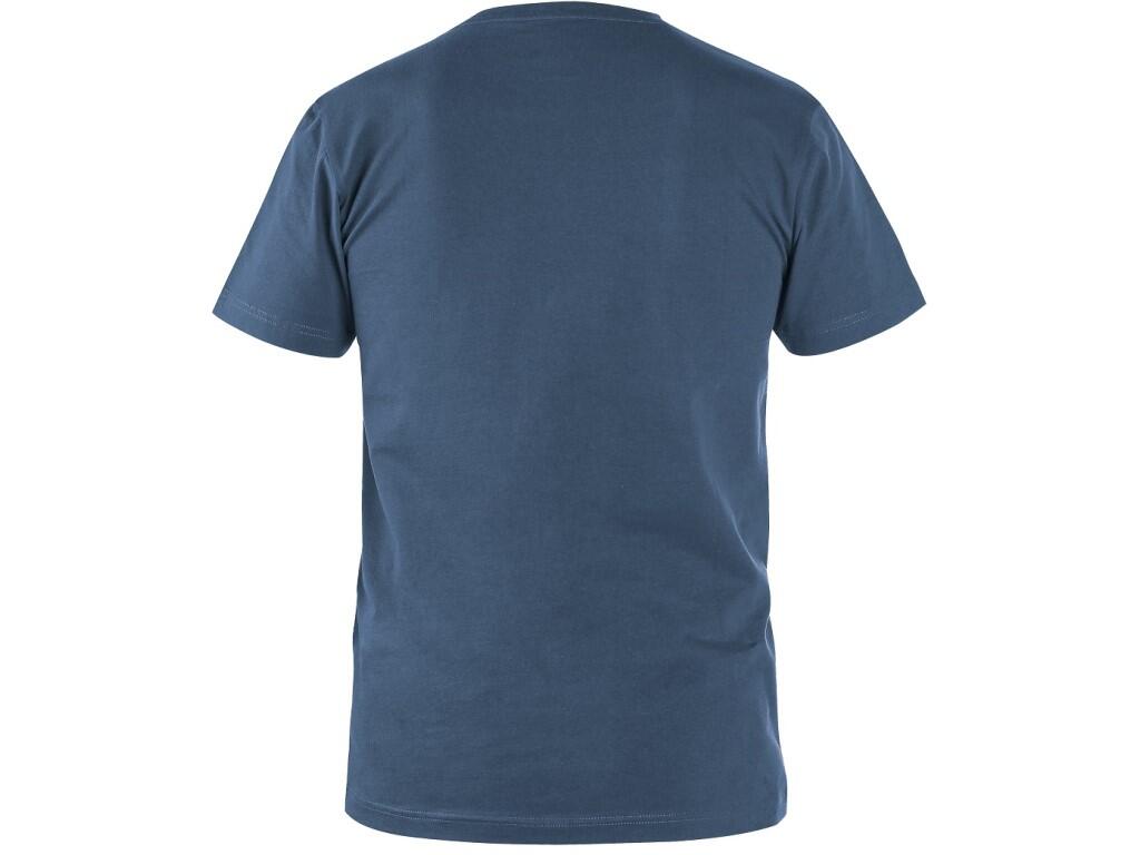 Tričko CXS NOLAN, krátký rukáv, ocelově modré, vel. 3XL