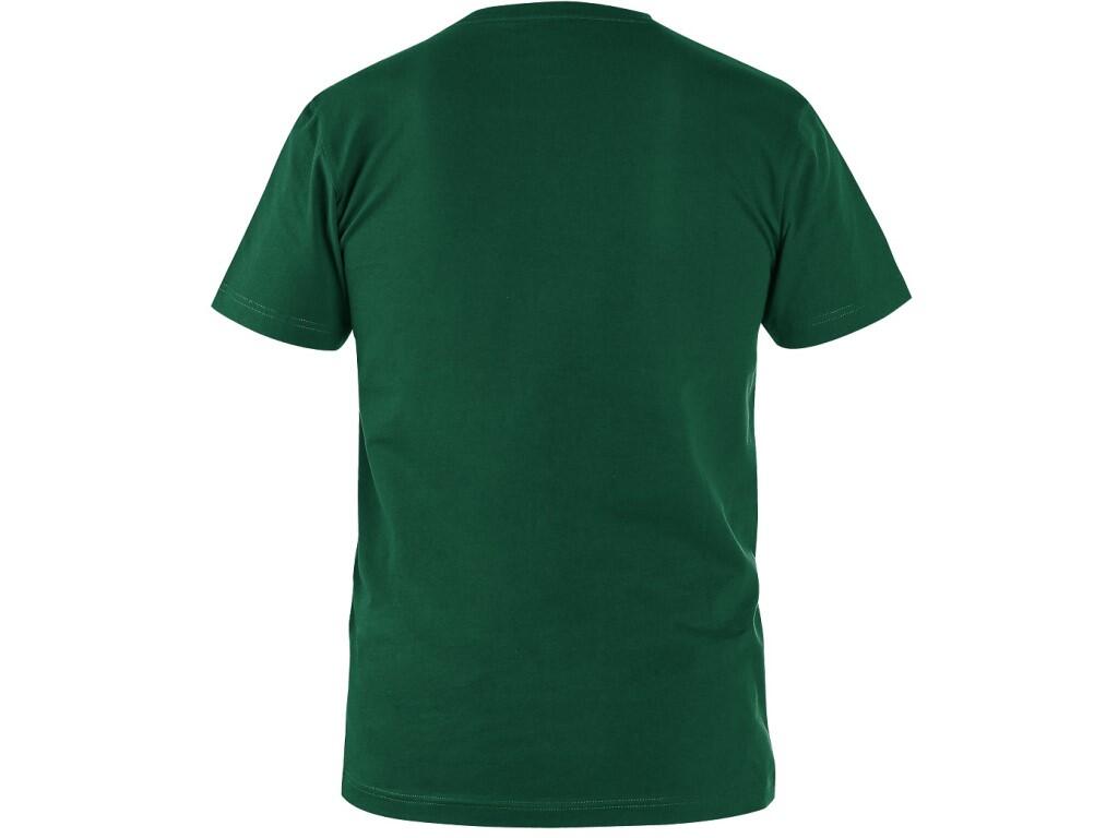 Tričko CXS NOLAN, krátky rukáv, fľaškovo zelené