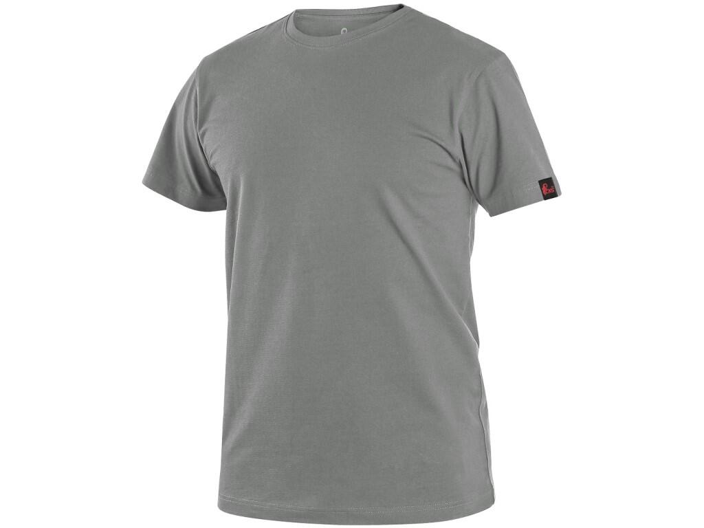 Tričko CXS NOLAN, krátký rukáv, světle šedé, vel. 2XL