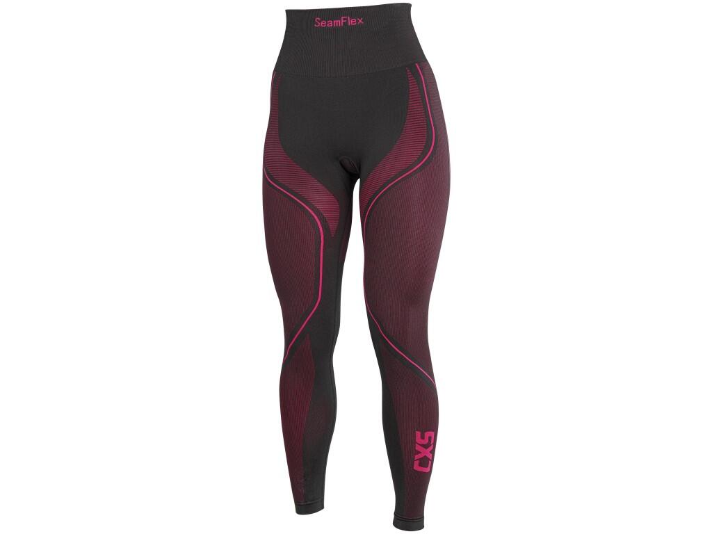 Spodky CXS SeamFlex LADY, dámské, funkční, černo-růžové, vel. M-L
