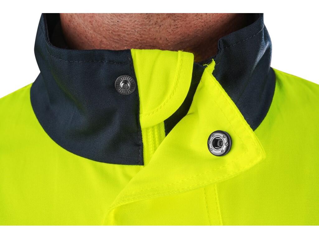 Blúza CXS HALIFAX, pánska, výstražná so sieťovinou, žlto-modrá