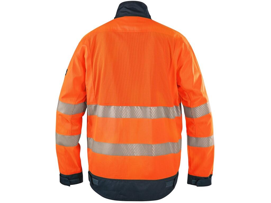 Blůza CXS HALIFAX, pánská, výstražná se síťovinou, oranžovo-modrá, vel. 48