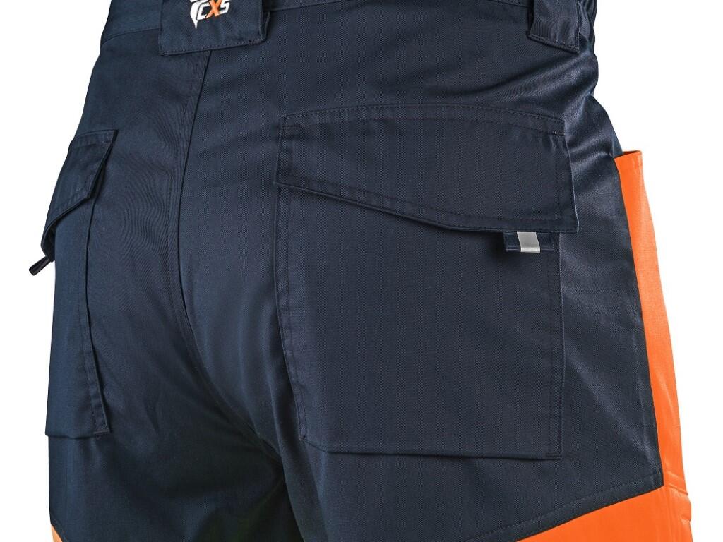 Zahradníky CXS HALIFAX, pánske, výstražné so sieťovinou, oranžovo-modré