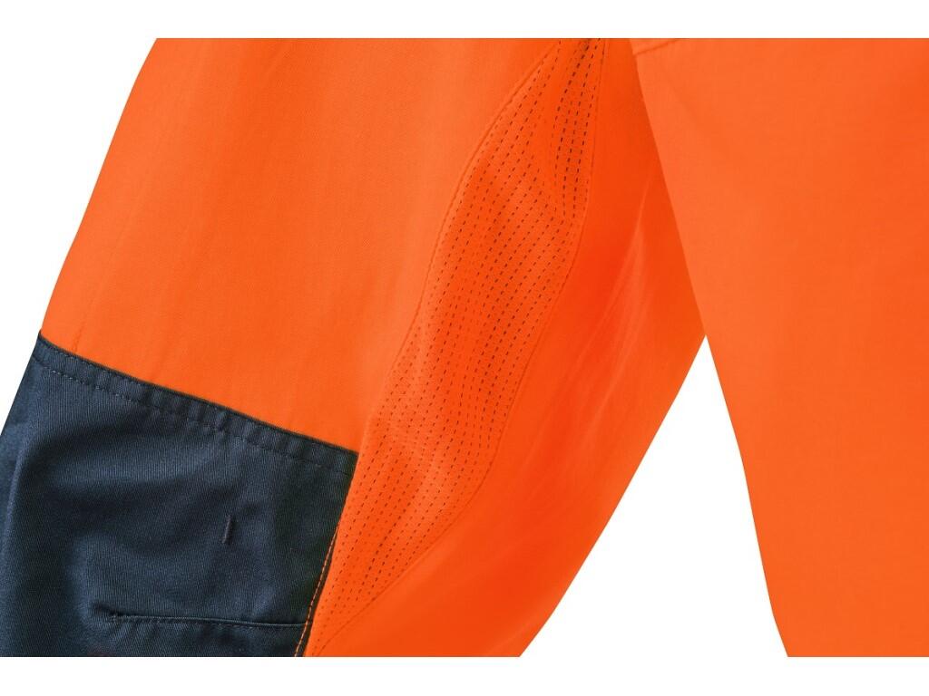 Zahradníky CXS HALIFAX, pánske, výstražné so sieťovinou, oranžovo-modré