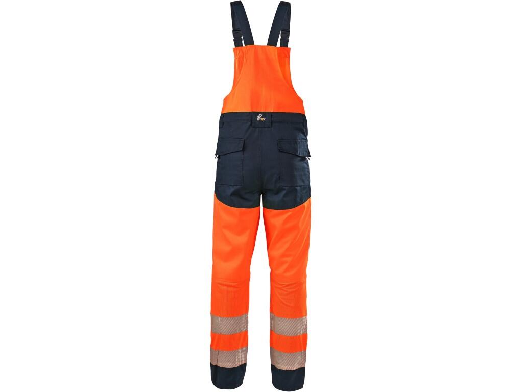 Zahradníky CXS HALIFAX, pánské, výstražné se síťovinou, oranžovo-modré, vel. 52