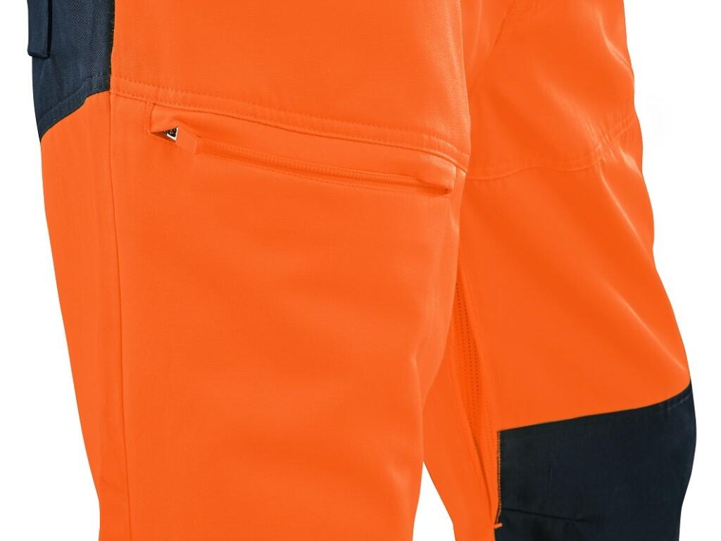 Zahradníky CXS HALIFAX, pánské, výstražné se síťovinou, oranžovo-modré, vel. 52